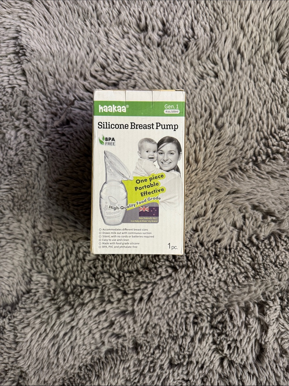 3 for $25 Haakaa Silicone breast pump